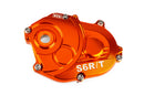 Aprilia SR Netscaper 50 2T LC - Cache boite de vitesse R/T Vis titane orange
