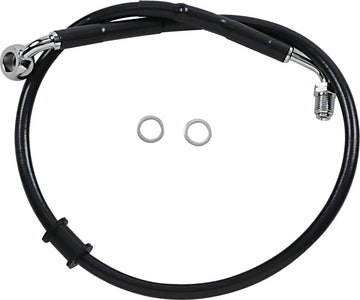 harley davidson flde [DRAG SPECIALTIES] - Extended stainless steel brake line - 0