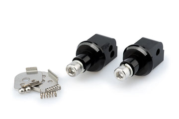 HONDA NX 500 [2025] – Adaptateur repose-pieds passager en caoutchouc – noir - 0