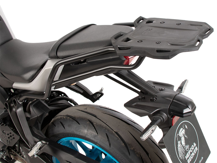 Porte-bagages arrière Hepco & Becker Smartrack pour Yamaha MT-07 / Y-AMT (2025-2026) - inclus dans l'ensemble complet