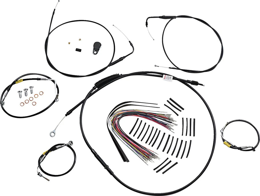 Harley Davidson Touring [BURLY BRAND] - Kit de fixation de poignée pour les anciens modèles Touring avec guidon Bagger Bar