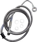 harley davidson flstc [DRAG SPECIALTIES] – Verlängerte Edelstahl-Bremsleitung-1