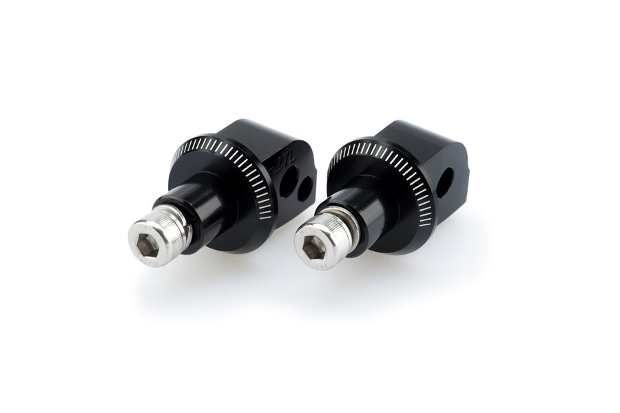 APRILIA RSV4 FACTORY [2024] – Adaptateur repose-pieds passager en caoutchouc – noir