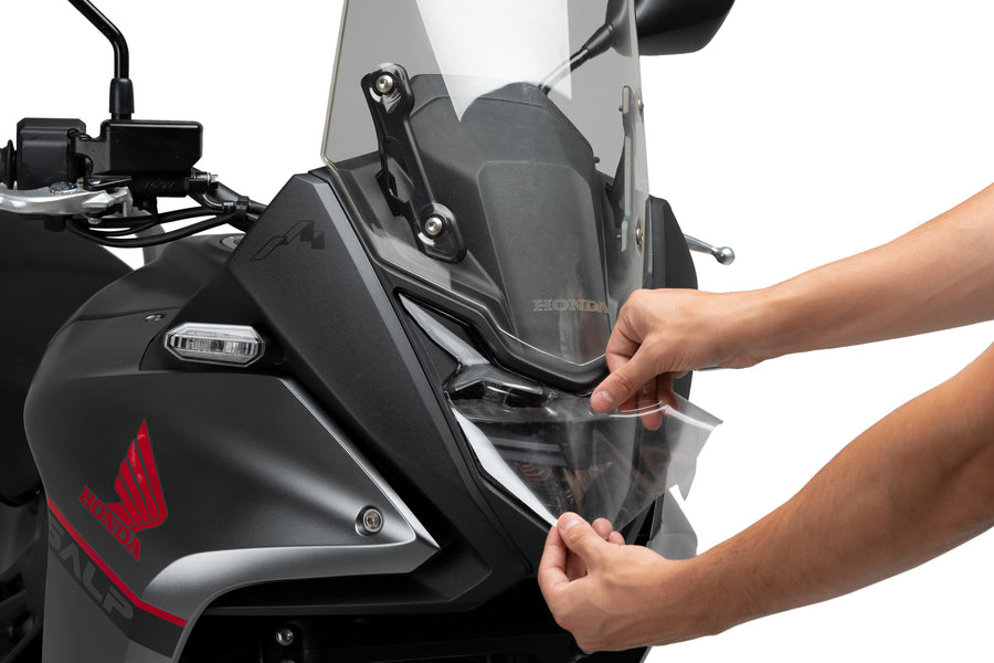 HONDA XL 750 TRANSALP [2024] – Headlight protection Adhere – Transparent