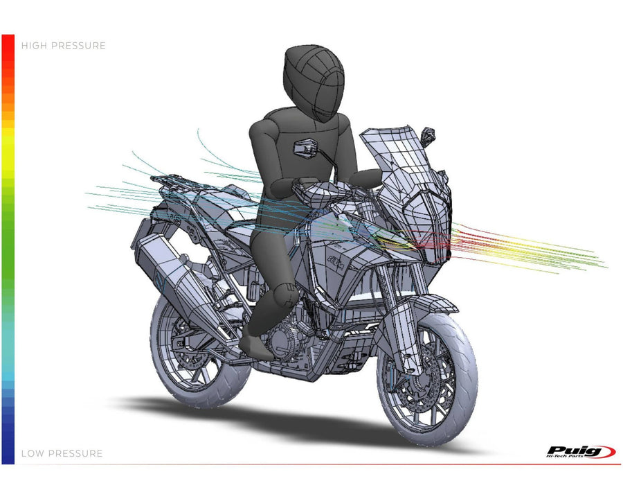 KTM 1290 SUPER ADVENTURE T [2023] – Déflecteur supérieur – Transparent