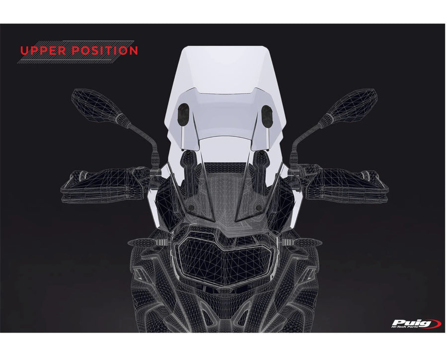 BMW F 800 GS [2025] – Bulle réglable – Transparent