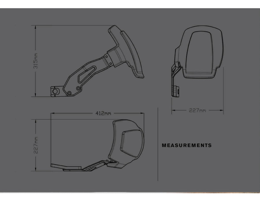 BMW F 750 GS [2024] – Single Swingarm Fender – Mattschwarz