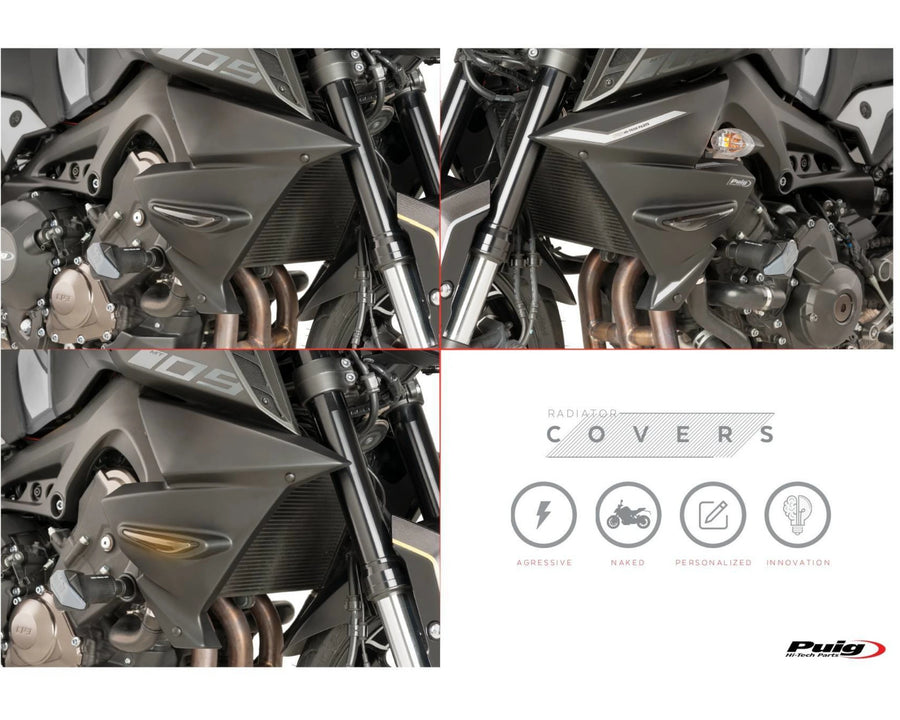 YAMAHA MT-09 SP [2020] – Bouchon de radiateur – Noir mat