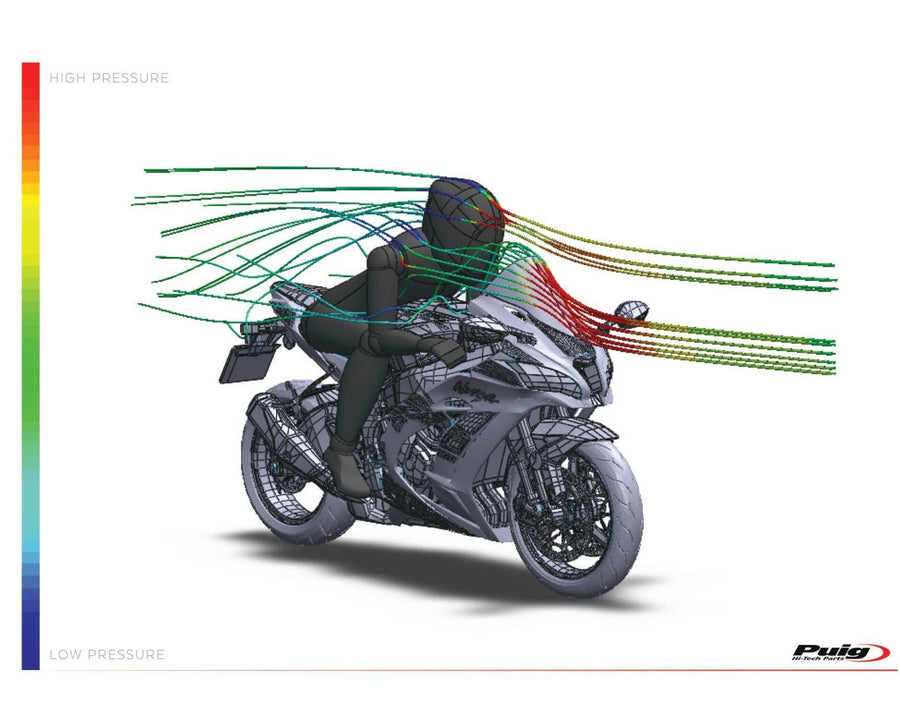 KAWASAKI ZX-10RR NINJA PERFORMANCE [2018] – Bulle R-Racer – fortement teintée