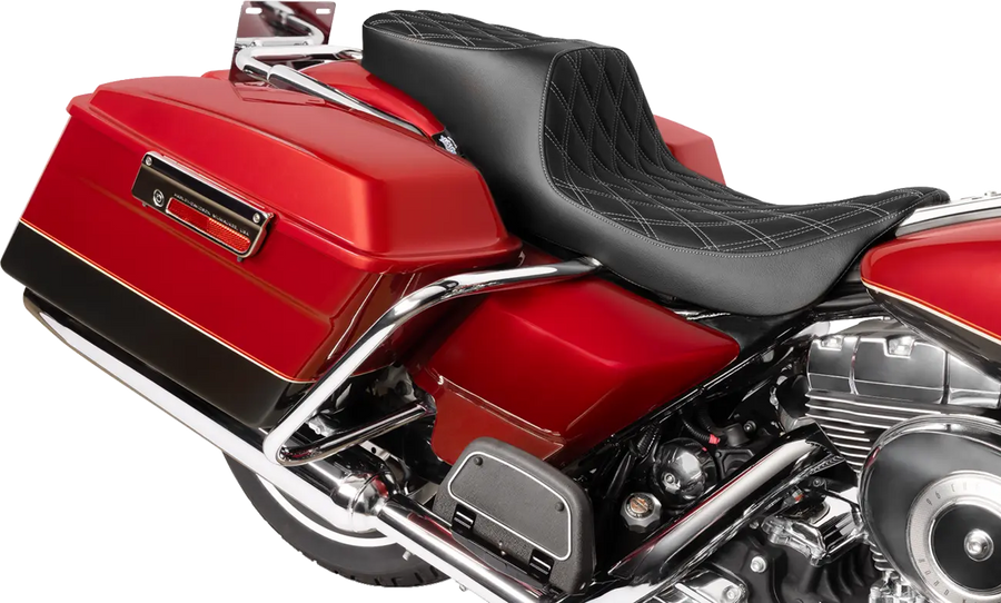 harley davidson flhr [DRAG SPECIALTIES] – Selle double Performance Predator