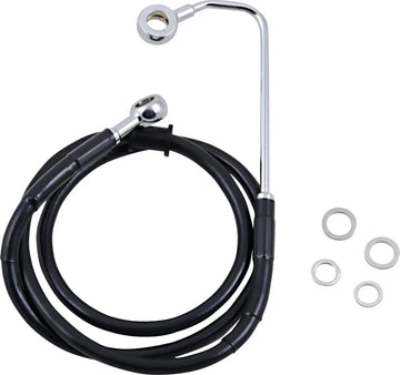 harley davidson flstc [DRAG SPECIALTIES] - Extended stainless steel brake line