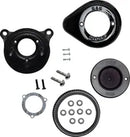 Harley-Davidson FLHTCUTG 1690 Trike Tri Glide Ultra Classic [2009] - Mini Teardrop Stealth Luftfilter-Kit – Oberfläche: Schwarz – Bild 5