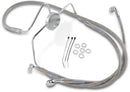 harley davidson flhri [DRAG SPECIALTIES] - Stainless steel brake line kit in extended version-3
