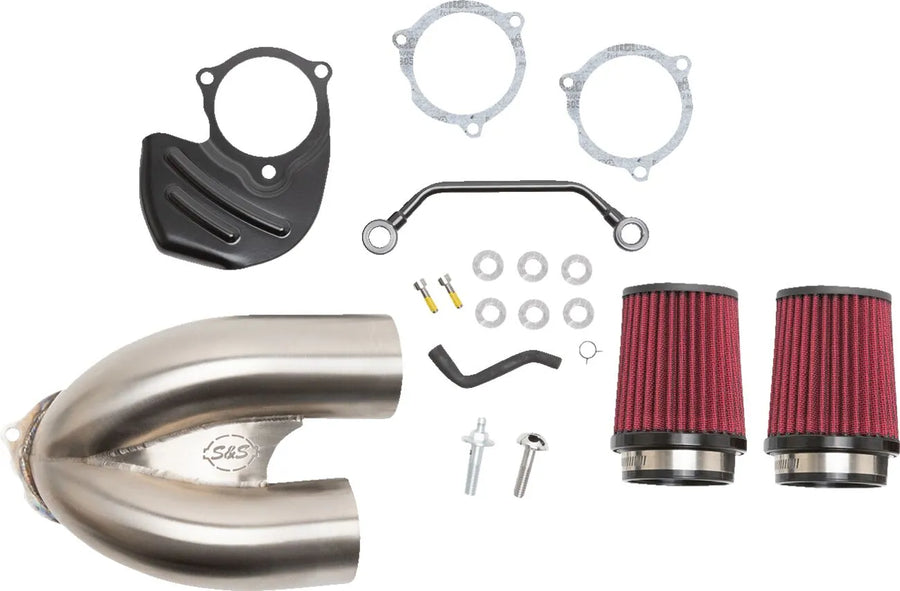 Harley-Davidson FLHTCUTG 1868 Tri Glide Ultra 114 [2025] - Tuned Induction Luftfilterkit – Oberfläche: Silber – Bild 1