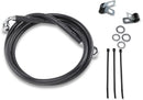 harley davidson fxsts [DRAG SPECIALTIES] – Verlängertes Bremsleitungs-Kit aus schwarzem Vinyl-2