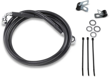 Harley Davidson FXSTS [DRAG SPECIALTIES] - Kit de conduite de frein en vinyle noir étendu - 0