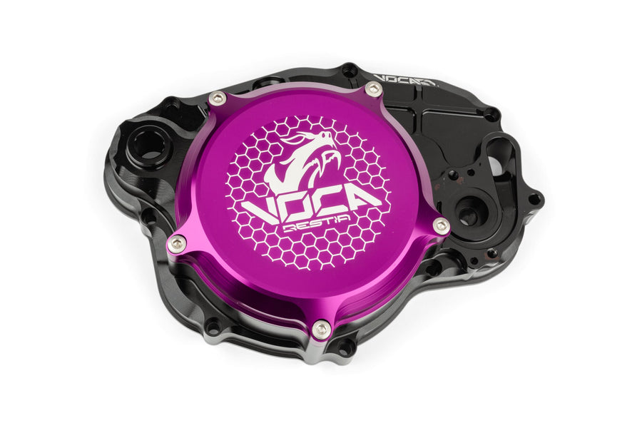 Beta RR Track 50 2T - Cache d'embrayage Noir Violet