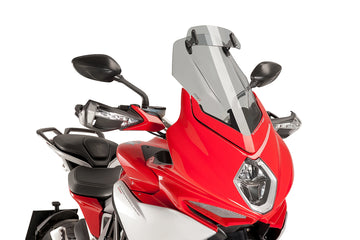 MV Agusta Turismo Veloce 800 14-1 - touring screen with visor | Tinted | PUIG 7018H