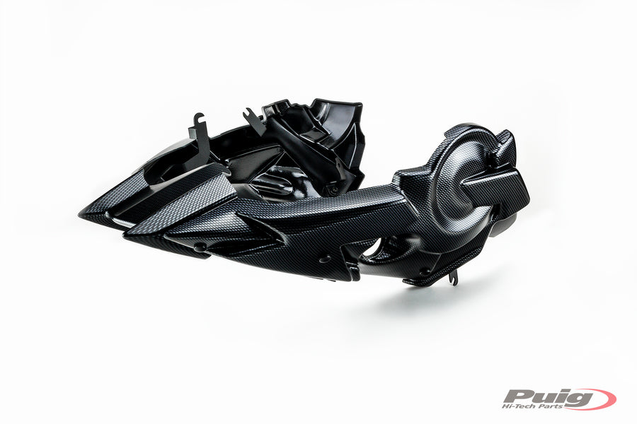 YAMAHA MT-07 MOTO CAGE [2017] – spoiler avant – look carbone