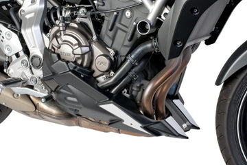 YAMAHA MT-07 MOTO CAGE [2017] – Front Spoiler – Matte Black - 0