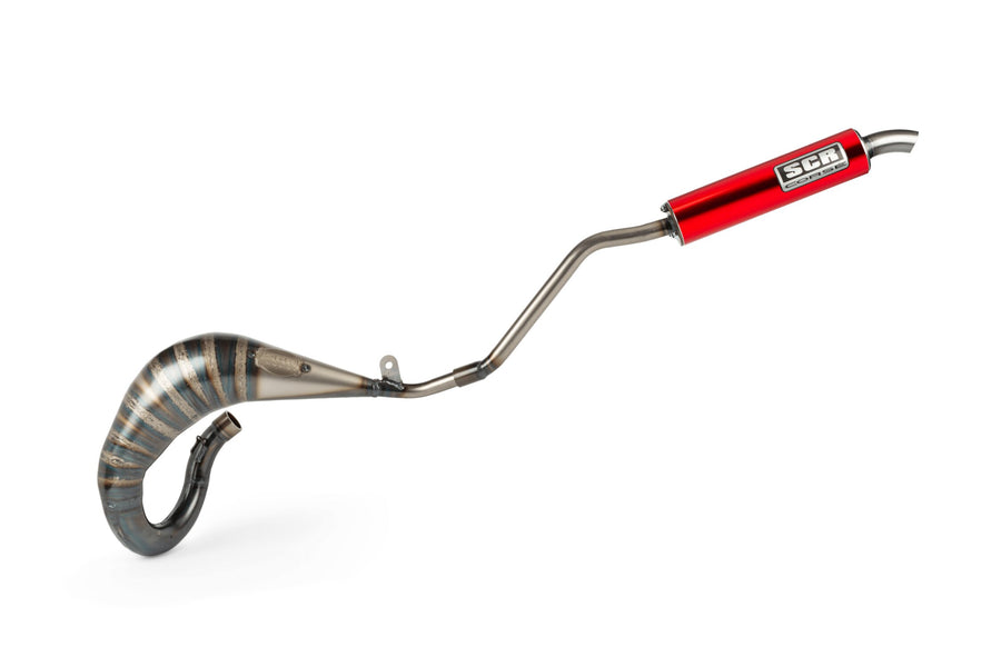 Beta RR SM 50 2T - Pot d'échappement fait main Cross 50-70 rouge