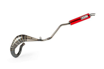 Beta RR-T SM 50 2T - Pot d'échappement fait main Cross 50-70 rouge