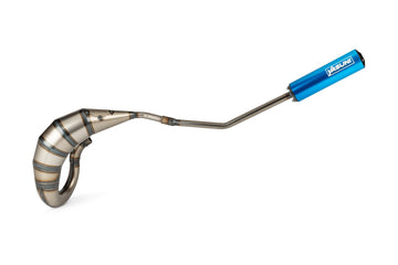 Aprilia SX Factory 50 2T - Pot d'échappement Cross HM Bleu