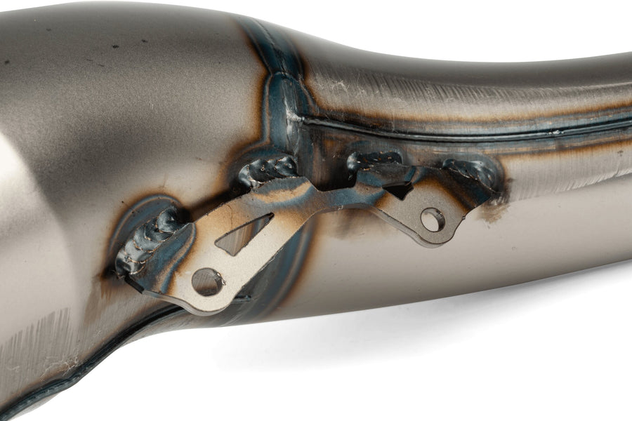 Beta RR SM 50 2T - Exhaust Cross ML Blue Left