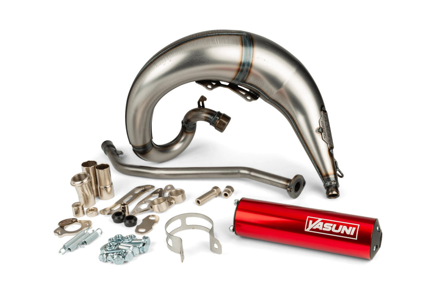 Beta RR SM 50 2T - Pot d'échappement Cross ML Rouge Gauche