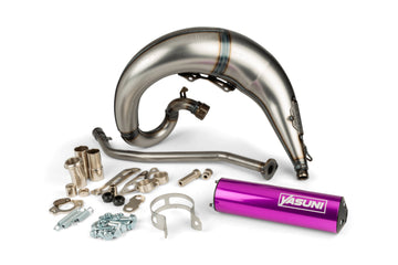 Beta RR-T SM 50 2T - Pot d'échappement Cross ML Violet Gauche