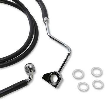 Harley Davidson Fltr [DRAG SPECIALTIES] - Kit de conduite de frein en vinyle noir étendu - 0