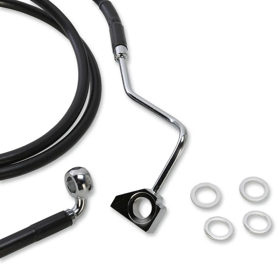 Harley Davidson Fltr [DRAG SPECIALTIES] - Kit de conduite de frein en vinyle noir étendu