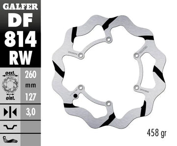 Beta RR 300 Racing [2022] - DISQUE DE FREIN FIXE WAVE RAINURÉ OVERSIZE – Photo 2