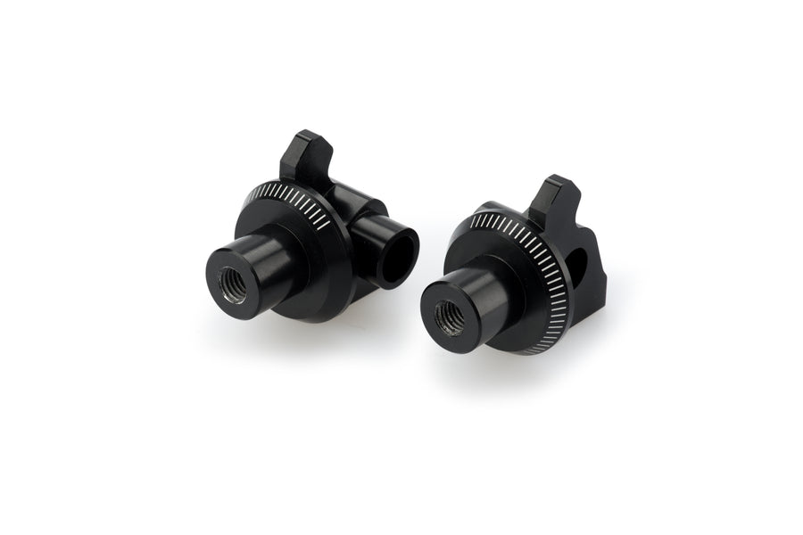 APRILIA CAPONORD 1200 [2016] – Adapter Fußrasten- Gummipad "Rider" – Schwarz