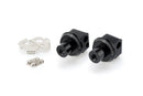 BMW G 650 GS SERTAO [2016] – Adapter Beifahrer Fußrasten- Gummipad – Schwarz-2