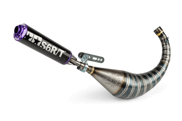 Fantic XE 50 2T - Exhaust R/T 70 - 80 Black / Purple