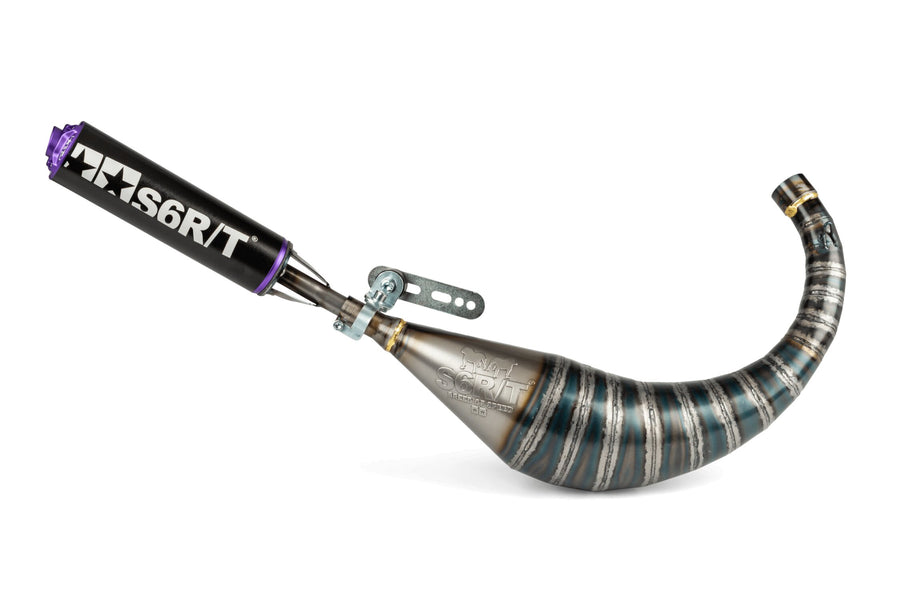 Beta RR Enduro 50 2T - Pot d'échappement R/T 70 - 80 Noir / Violet
