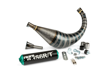 Beta RR SM 50 2T - Pot d'échappement R/T 70 - 80 Noir / Turquoise