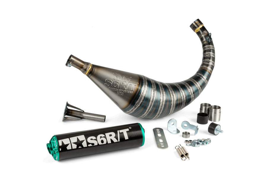 Beta RR-T SM 50 2T - Exhaust R/T 70 - 80 Black / Turquoise
