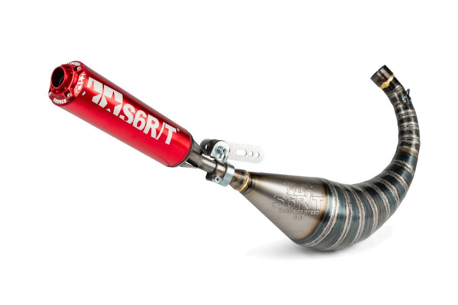 Beta RR SM 50 2T - Pot d'échappement R/T 70 - 80 Rouge