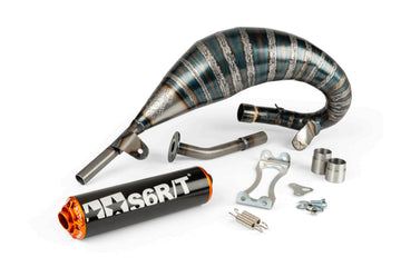 Beta RR Track 50 2T - Exhaust R/T 70-80 Black / Orange