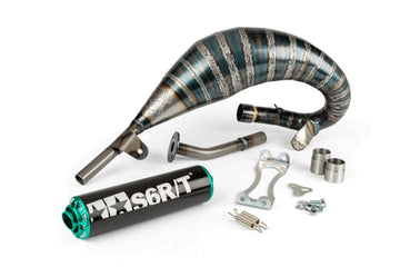 Beta RR Track 50 2T - Exhaust R/T 70-80 Black / Turquoise