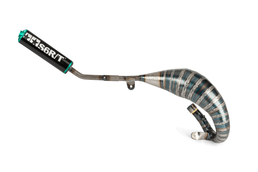 Beta RR Enduro 50 2T - Exhaust R/T 70-80 Black / Turquoise