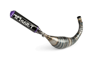 Beta RR SM 50 2T - Pot d'échappement R/T 80-90 Noir / Violet