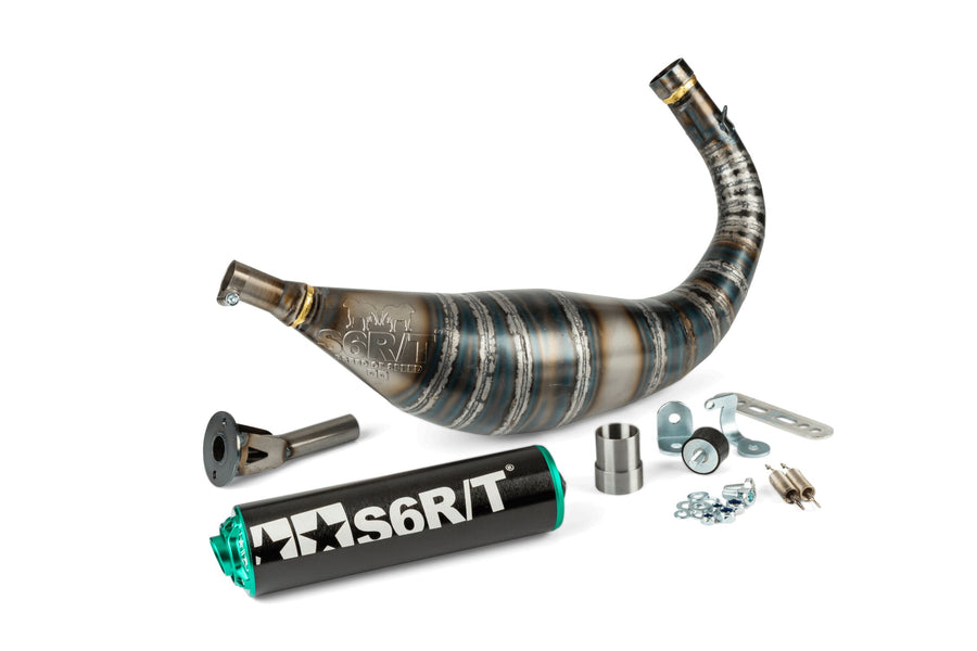 Beta RR-T SM 50 2T - Exhaust R/T 80-90 Black / Turquoise
