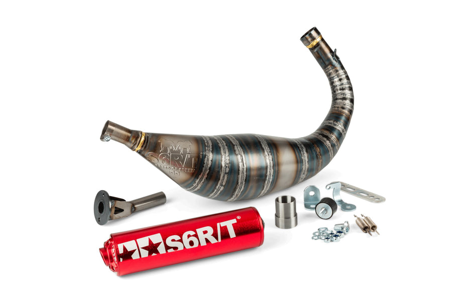 Beta RR SM 50 2T - Pot d'échappement R/T 80-90 Rouge