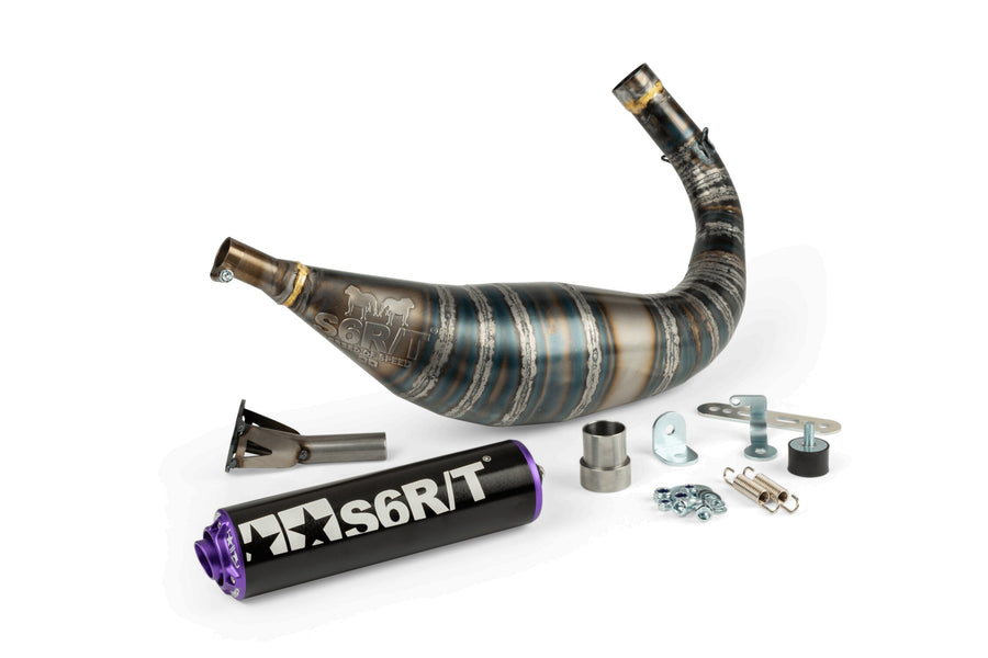 Fantic XE 50 2T - Pot d'échappement R/T 90-100 Noir/Violet