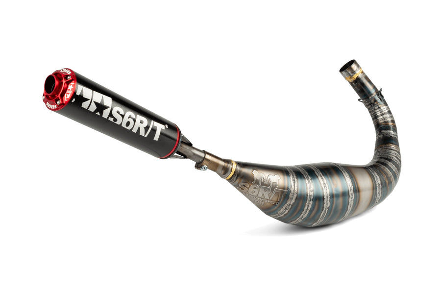 Fantic XE 50 2T - Exhaust R/T 90-100 Black/Red