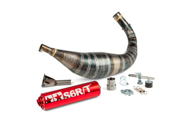 Fantic XE 50 2T - Pot d'échappement R/T 90-100 Rouge