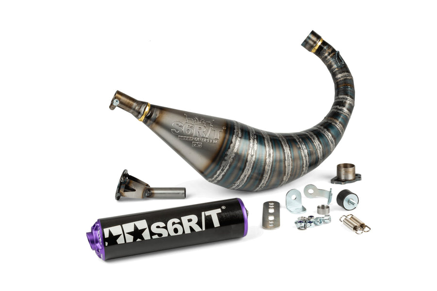 Derbi Senda X-Race SM '05 - '10 50 2T D50B0 - Pot d'échappement R/T 70-80 Noir Violet